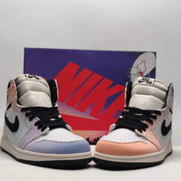 Sneakers, White Colorway, Gradient Colorway, Lace Up Design, Casual Gift for Sneaker Fans