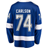 Tampa Bay Lightning John Carlson Blue Home Breakaway Jersey
