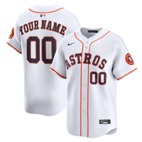Houston Astros White Home Limited Custom Jersey