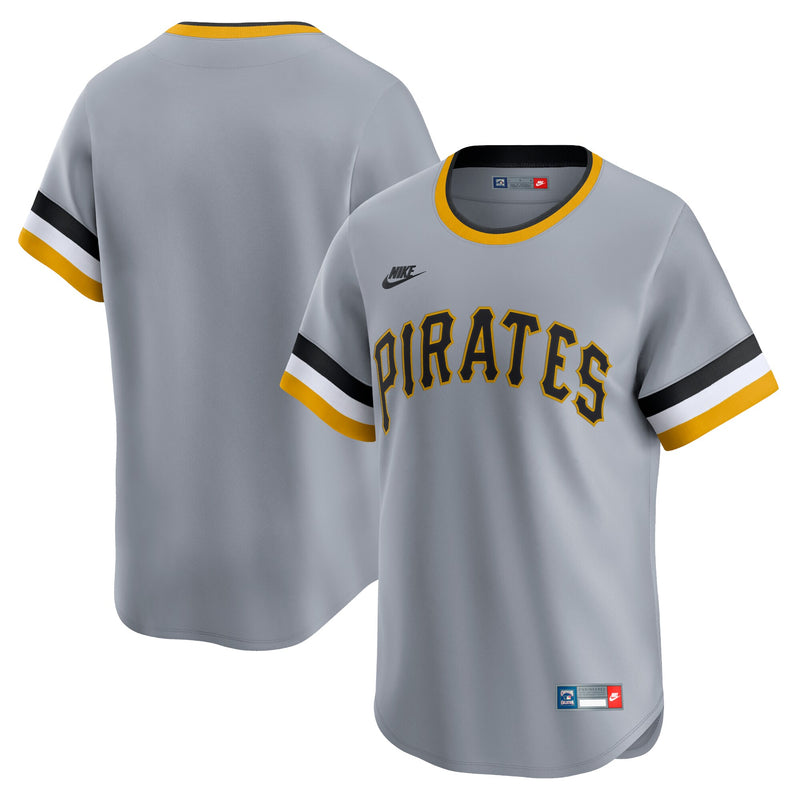 Pittsburgh Pirates Gray Cooperstown Collection Limited Jersey