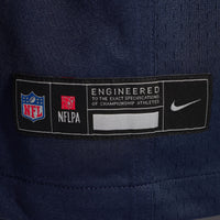 Chicago Bears Salvon Ahmed Navy Team Game Jersey