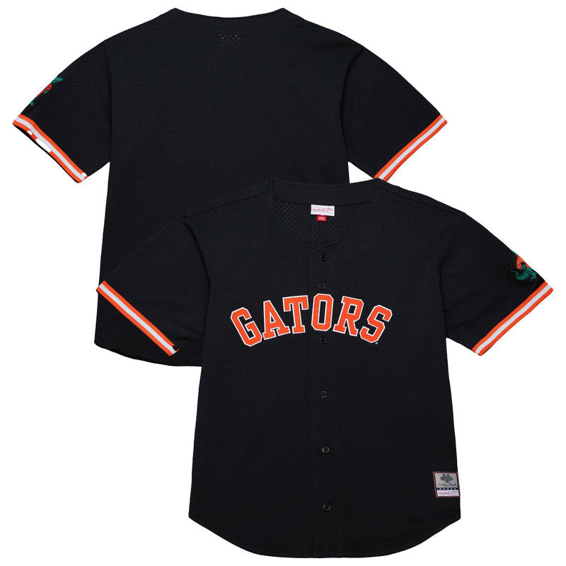 Black Florida Gators On The Clock Full-Button Fashion Jersey