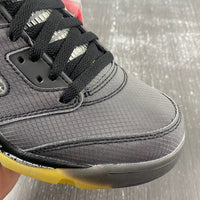 Sneakers, Yellow Gray Off White Colorway, Reflective Detail, Lace Up Design, Casual Gift for Sneaker Fans