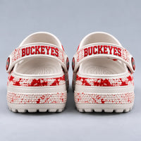 OSU Crimson Script - Block O, Splatter and Cream Contrast