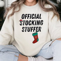 Humorous Christmas Holiday Sweatshirt, Stocking Stuffer Sweatshirt, Adorable Xmas Graphic Sweater, Winter Holiday Crewneck, Comfy Festive Pullover