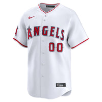 Los Angeles Angels White Home Limited Custom Jersey