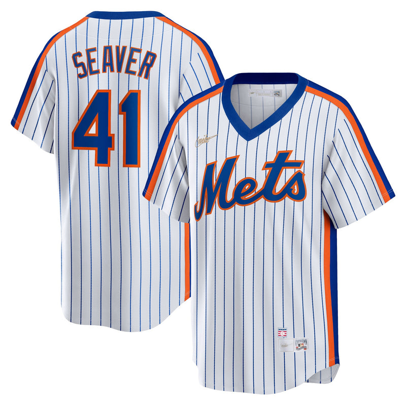 New York Mets Tom Seaver White Home Cooperstown Collection Player Jersey