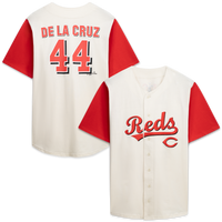 Cincinnati Reds Cream/Red Big & Tall Two-Color Fashion Jersey