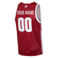 Wisconsin Badgers Custom Alternate Basketball Jersey - Red