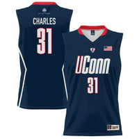 Tina Charles UConn Huskies Lightweight Basketball Alumni Jersey - Navy