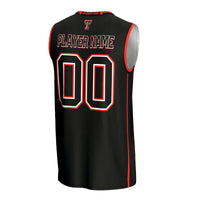 Texas Tech Red Raiders NIL Pick-A-Player Lightweight Basketball Jersey - Black