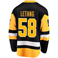 Pittsburgh Penguins Kris Letang Black Home Breakaway Jersey