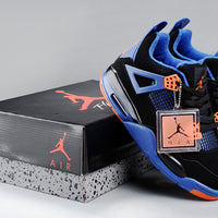 Sneakers, Black Blue Colorway, Lace Up Design, Casual Gift for Sneaker Fans