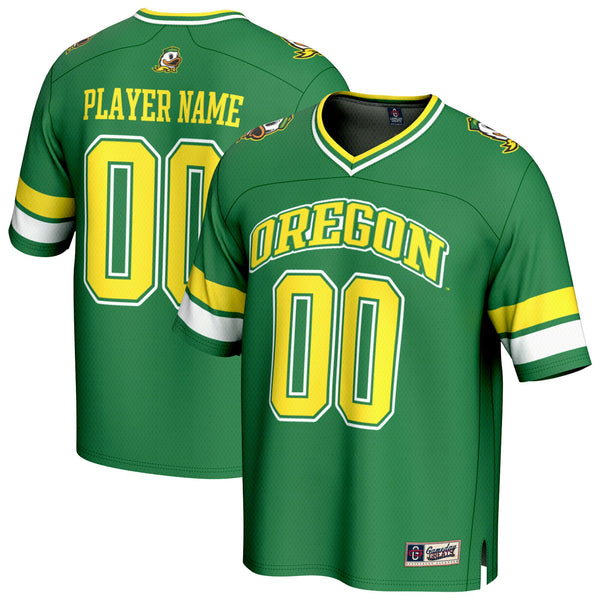Oregon Ducks NIL Pick-A-Player Football Fashion Jersey - Green