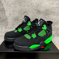 Sneakers, Black Green Colorway, Lace Up Design, Casual Gift for Sneaker Fans