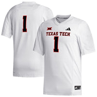 #1 Texas Tech Red Raiders Replica Football Jersey - White
