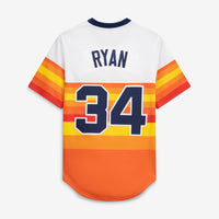 Houston Astros Nolan Ryan White Throwback Authentic Jersey