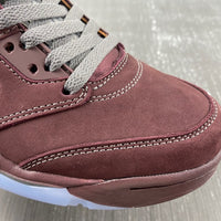 Sneakers, Burgundy Colorway, Leather Footwear, Lace Up Design, Casual Gift for Sneaker Fans