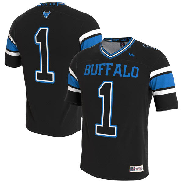 Buffalo Bulls Lightweight Collegiate Football Blackout Fashion Jersey