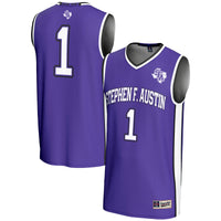 #1 Stephen F Austin Lumberjacks Lightweight Basketball Jersey - Purple