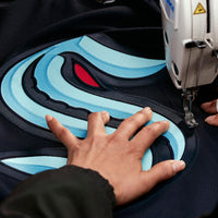 Seattle Kraken Navy Home Authentic Pro Custom Jersey