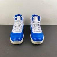 Low Top Sneakers, Blue White Colorway, Lace Up Design, Casual Gift for Sneaker Fans
