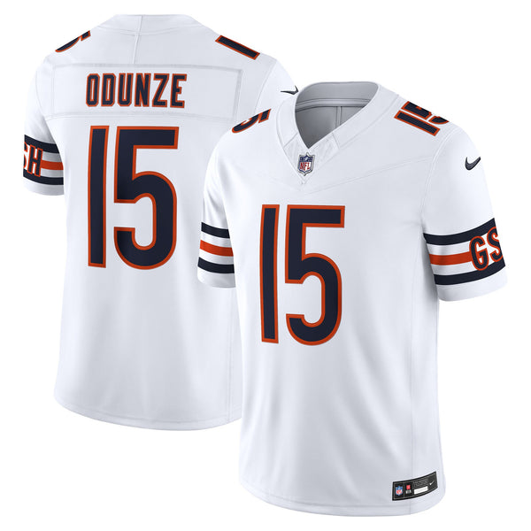 Chicago Bears Rome Odunze White Stitched Limited Jersey