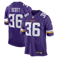Minnesota Vikings Zavier Scott Purple Team Game Jersey