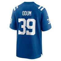 Indianapolis Colts George Odum Royal Team Game Jersey