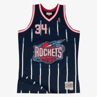 Houston Rockets Swingman Jersey Road Hakeem Olajuwon 1996-97