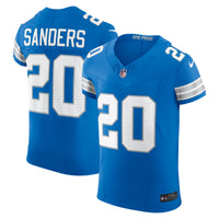 Detroit Lions Barry Sanders Blue Team Elite Jersey