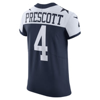 Dallas Cowboys Dak Prescott Navy Alternate Elite Player Jersey
