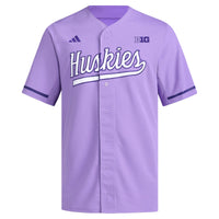 Washington Huskies Replica Baseball Jersey - Purple
