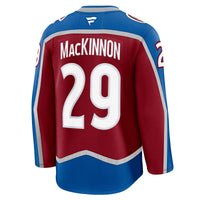 Colorado Avalanche Nathan MacKinnon Burgundy Home Premium Jersey