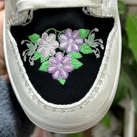Low Top Sneakers, White Black Colorway, Lace Up Design, Casual Gift for Sneaker Fans