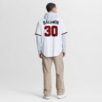 Atlanta Braves Drake Baldwin White Home Replica Jersey