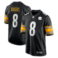 Pittsburgh Steelers Aaron Rodgers Black Game Jersey