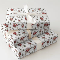 Axe Guitar Rockstar Santa Wrapping Paper, Heavy Metal Santa Wrapping Paper, Humorous Rock and Roll Christmas Wrapping Paper, Gift Wrap Roll