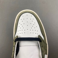 Retro Low Top Sneakers, Olive Green Colorway, Reverse Hook Design, Lace Up Design, Casual Gift for Sneaker Fans