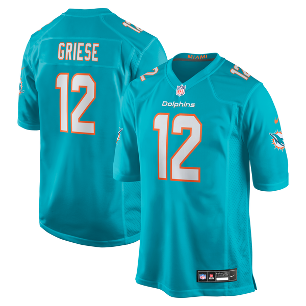 Miami Dolphins Bob Griese Aqua Game Retired Player Jersey