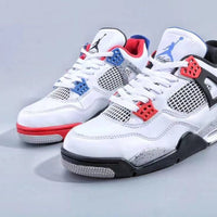 Sneakers, White Red Colorway, Mismatched Colorway, Lace Up Design, Casual Gift for Sneaker Fans