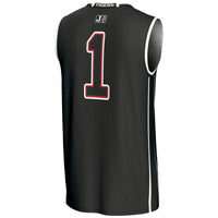 #1 Jackson State Tigers Lightweight Basketball Jersey - Black