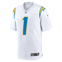 Los Angeles Chargers Quentin Johnston White Away Game Jersey