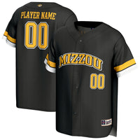Missouri Tigers NIL Pick-A-Player Lightweight Baseball Jersey - Black
