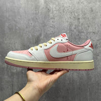 Low Top Sneakers, Pink Colorway, Reverse Hook Design, Lace Up Design, Casual Gift for Sneaker Fans