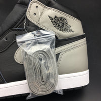 Retro High Top Sneakers, Black Gray Colorway, Lace Up Design, Casual Gift for Sneaker Fans
