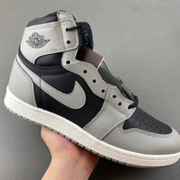 High Top Sneakers, Black Gray Colorway, Lace Up Design, Casual Gift for Sneaker Fans