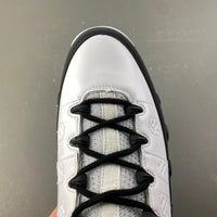 Retro Low Top Sneakers, White Black Colorway, Lace Up Design, Casual Gift for Sneaker Fans