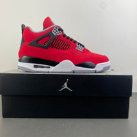 Mid Top Sneakers, Red Colorway, Lace Up Design, Casual Gift for Sneaker Fans
