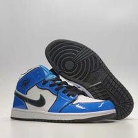 Sneakers, Blue White Colorway, Lace Up Design, Casual Gift for Sneaker Fans